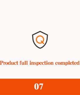 Product full inspection completed